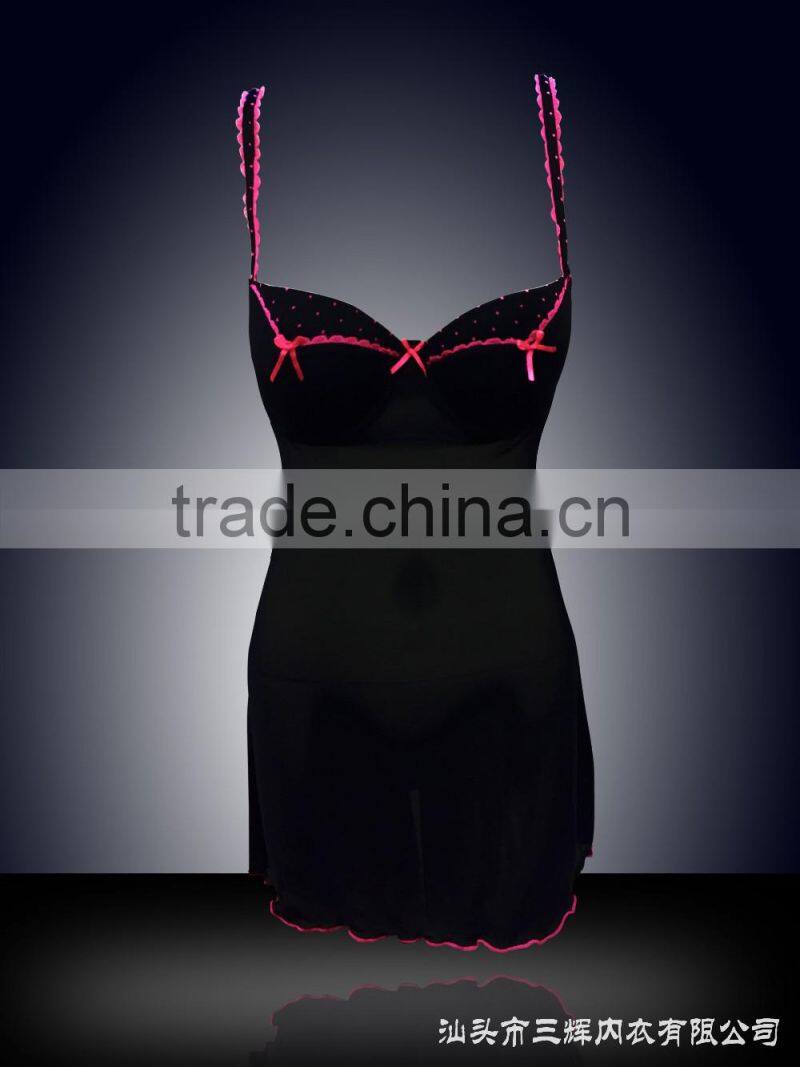 sexy see through sleepwear