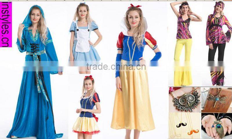 wholesaler 2014 instyles Long Chain Necklace Pendant fashion costume jewelry