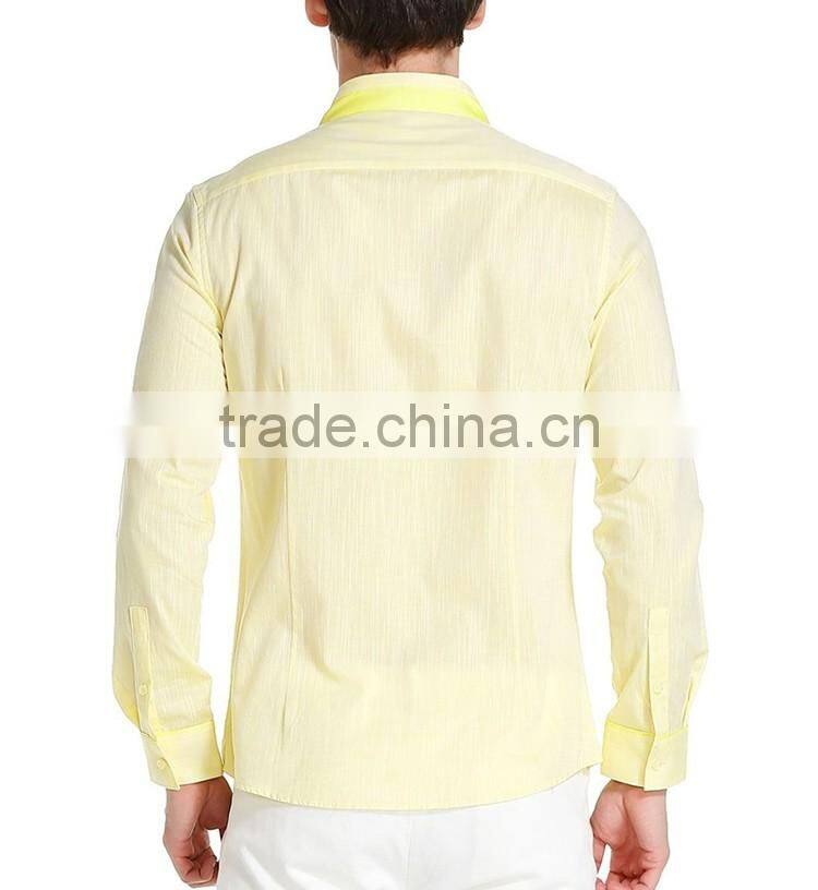 Latest fashion men casual shirts linen men shirts