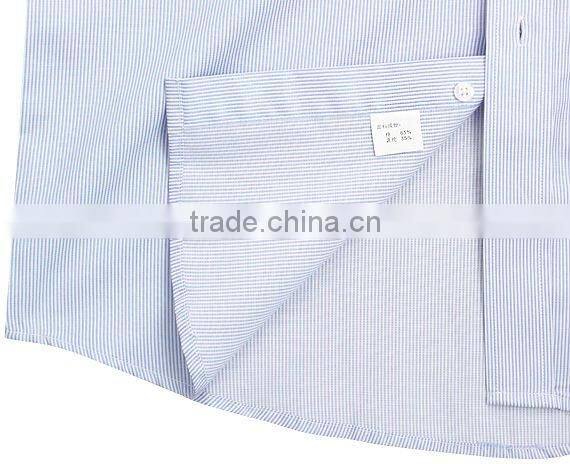 men's long sleeve stripe dress shirt