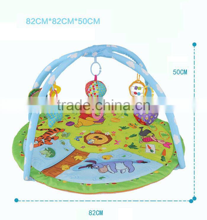 Kid green play mat