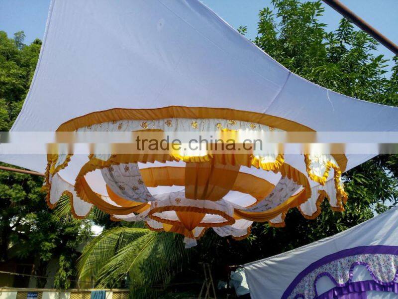 Multicolor Decortaive Wedding Tent Ceiling For Wedding Parties