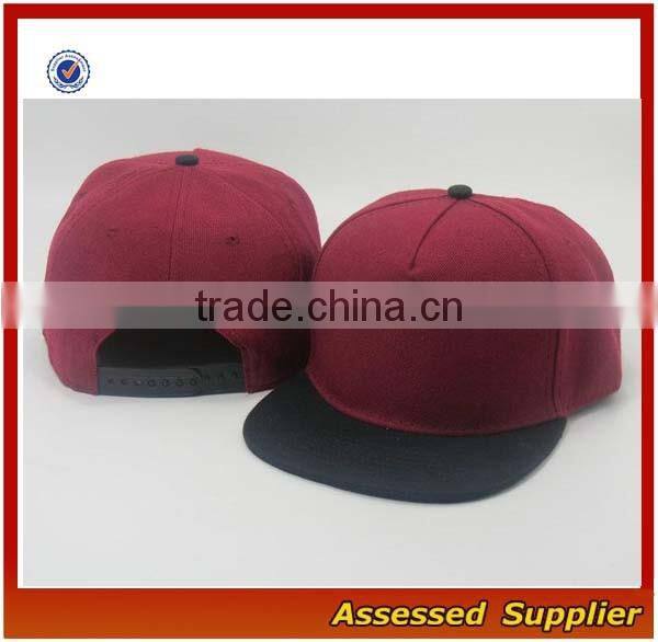 ZT332/Custom High Quality Snapback With Your Own Logo/Blank Snapback Cap Custom Embroidery