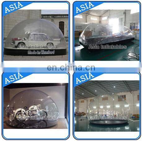 Exhibition Show Christmas Inflatable Snow Globes Outdoors 3m Diameter, Inflatable Christmas Snow Globe for Advertising