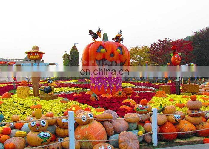 Outdoor Funny Halloween Decoration - Fiberglass Pumpkin Model