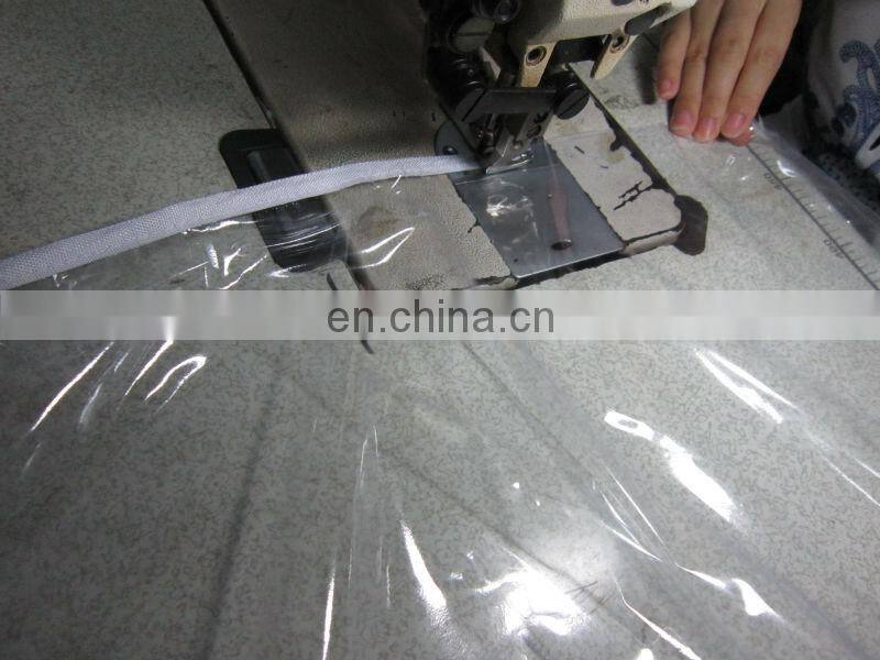 Transparent pvc clear plastic zippered storage bag wedding dress cover gown bridal bags