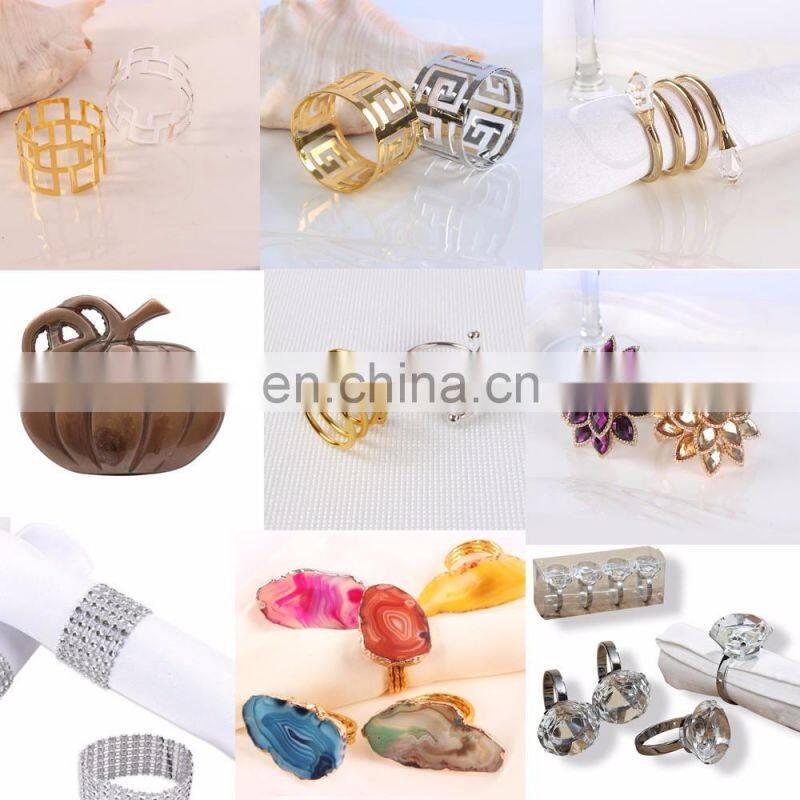 Twisted Flower Napkin Rings