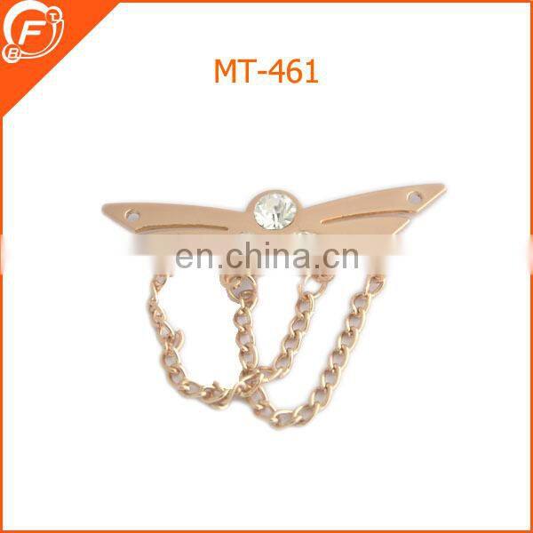 wholesale fashion enamel ribbon shape brooch for garment
