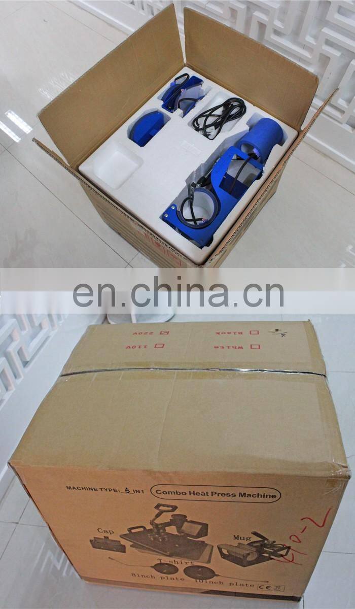 6 in 1 digital heat press printing machine dye sublimation machine price