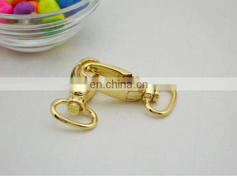 The Popular color gold dog swivel hooks for handbag decoration