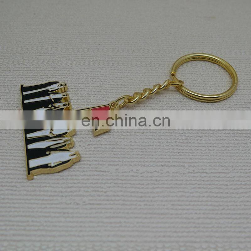 New Design Wholesale Custom London Key Shape Key Ring