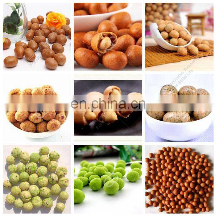 Factory Price Flavored Japanese Beans Groundnut Coating Flour Coated Peanut Making Machine