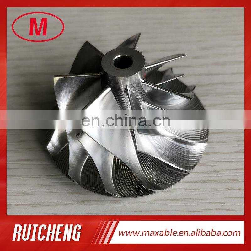 RHF5 7+7 blades 41.24/56.00mm Turbo milling/aluminum 2618/BILLET compressor wheel for VIFB