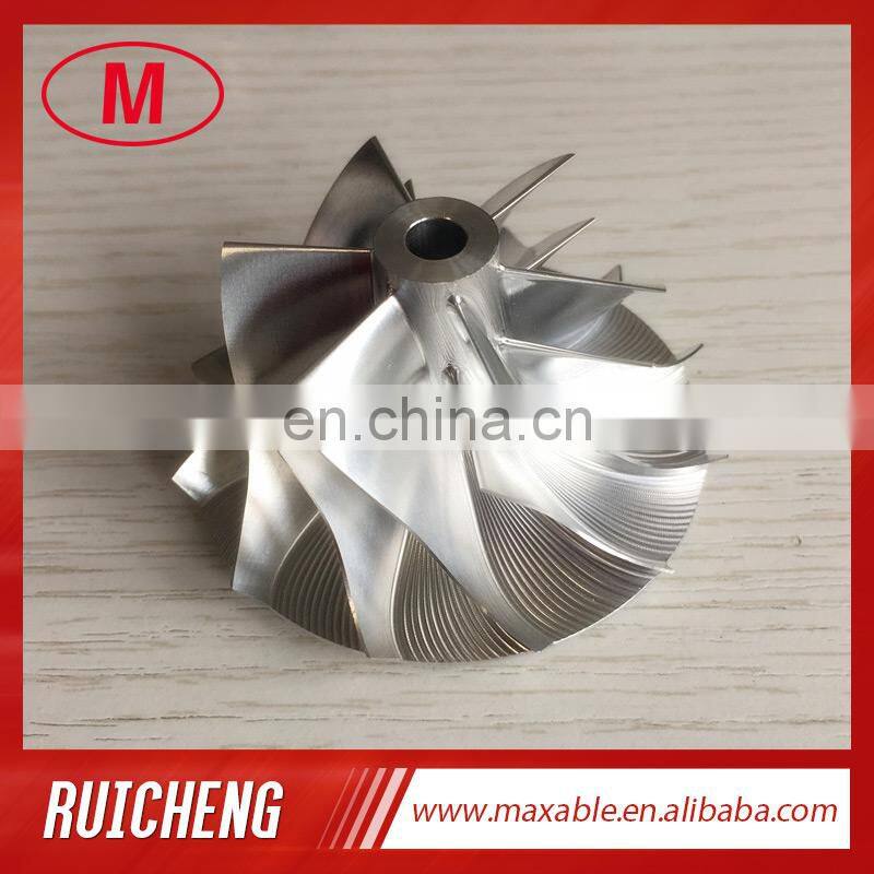 CT26 43.20/58.00mm 6+6 blades high performance Turbo milling/aluminum 2618/billet compressor wheel