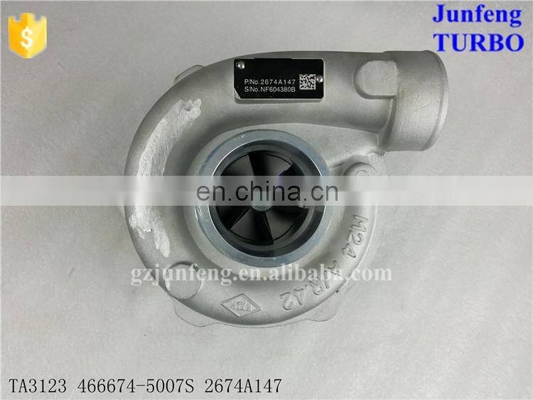 TA3123 Turbo 466674-0003 2674A147 466674-0007 466674-7 turbocharger For Perkins Industrial 1004, 1004.2T diesel engine parts