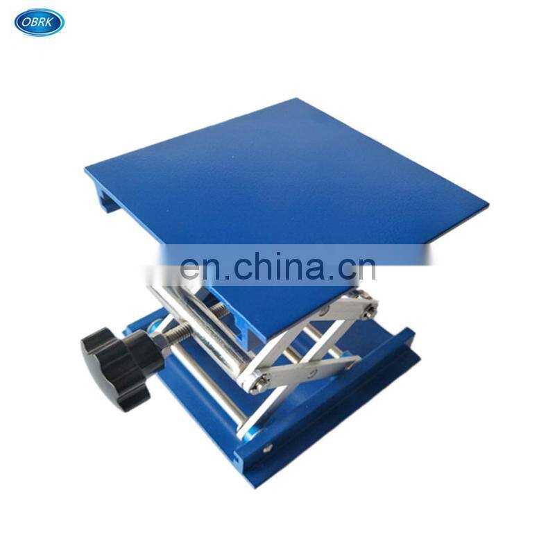 12 Inch Stainless Stand Scissor Lift Table/ Adjustable Lab Stand Table
