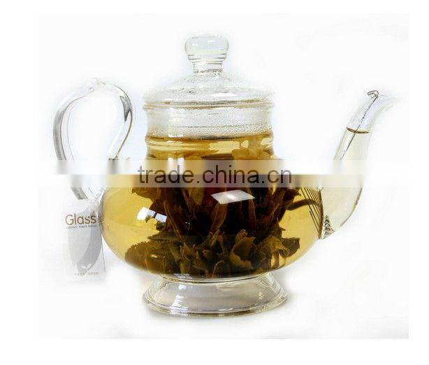 500ml Classic Glass Teapot With Coil Filter - Borosilicate Glass