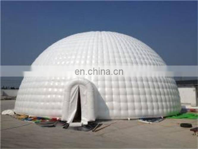 Outdoor Advertising Inflatables Large Inflatable Event Dome Tent With Led Light For Sales
