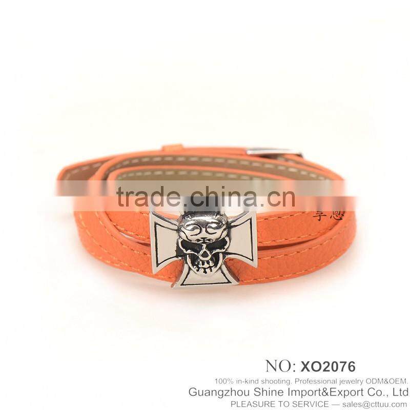 Orange lovely bracelet women cheap handmade bracelets XE09-0020