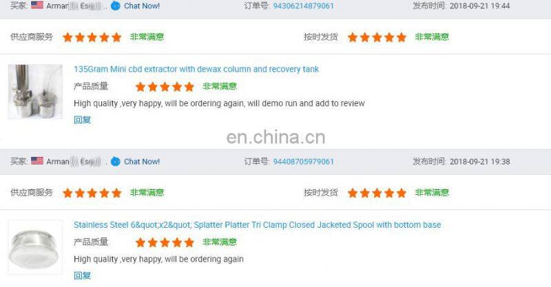 DIY Stainless Steel Closed Column Pressure Extractor With Dewaxing Sleeve Column With Quadpod Stand