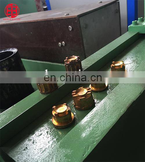 Automatic hot forging machine for making copper insert