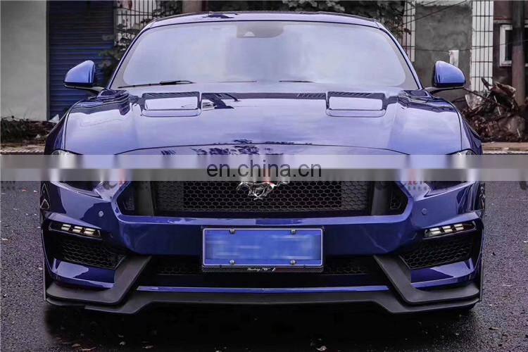 Hight quality tuning accessories body kit suitable for 2018 Ford Mustang in G.T350 style front bumper front lip fenders rear lip