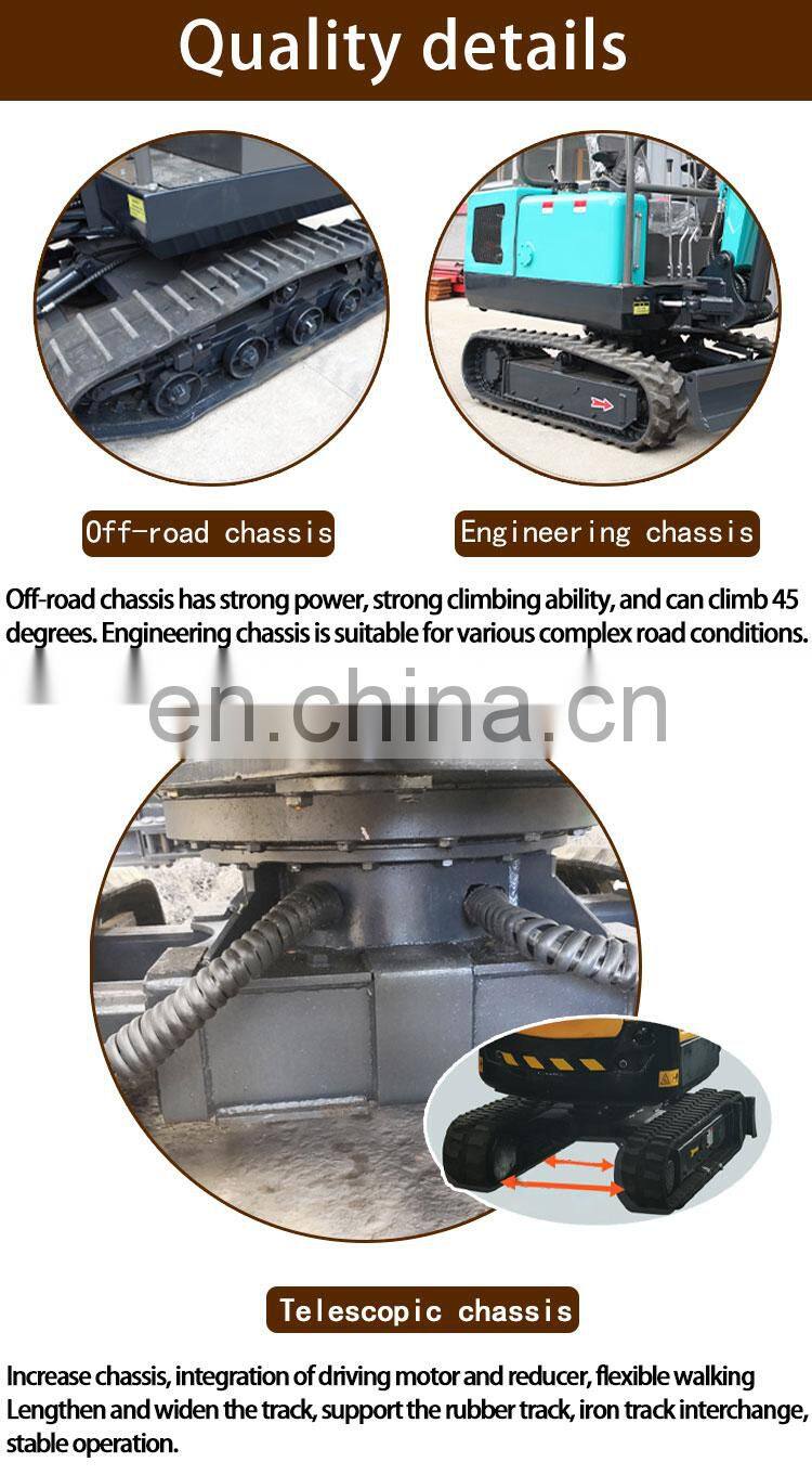 Shandong Jining 1.5 Ton Mini Excavator 1.6 Ton Hydraulic Pump Excavator