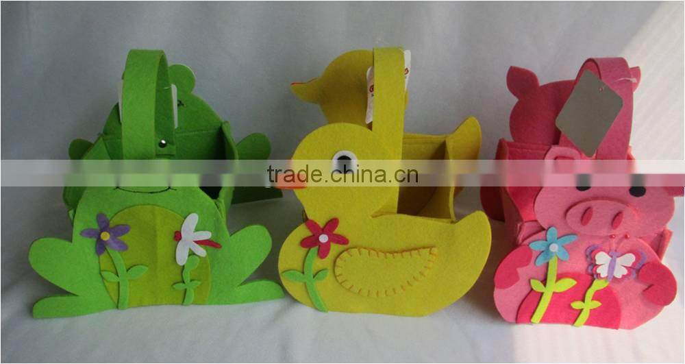 bunny buket for kids decorated Gift Baskets For Easter