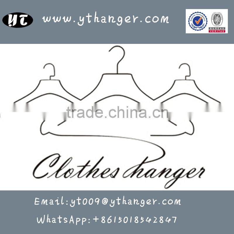 HA7035 same style top and bottom hanger rubber coated plstic hanger
