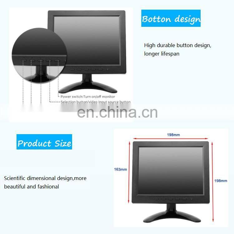 High quality 8 inch pos screen pc monitor Factory HD lcd outdoor motior for computer