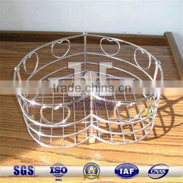 Stainless steel wire mesh fruit basket