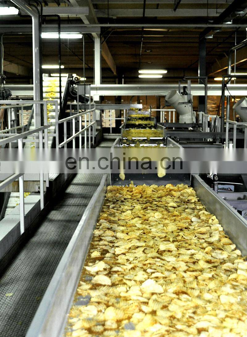 Automatic potato chips frying machine auto industrial sweet potatoes chip electric gas fryer machines line cheap price for sale