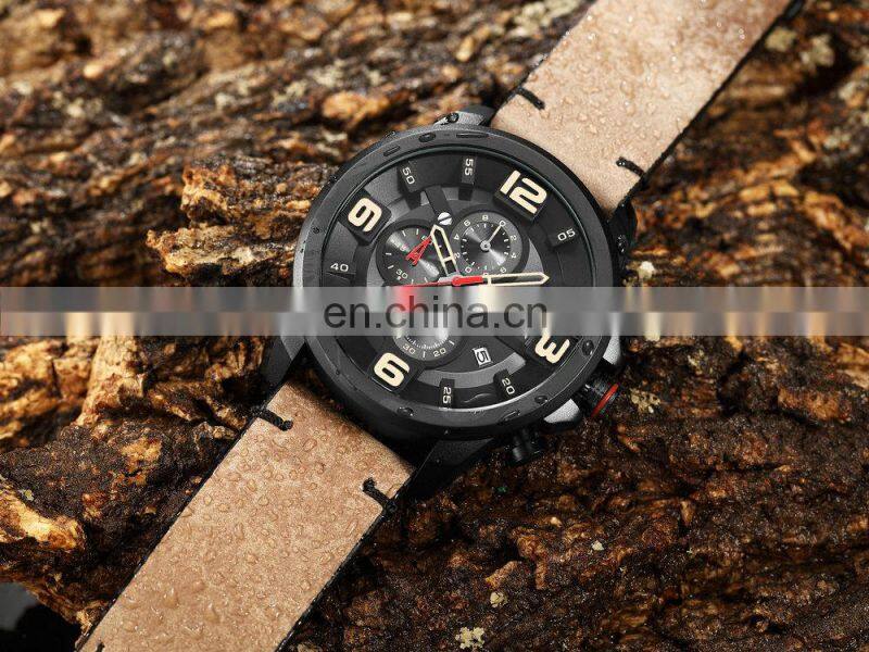 CURREN 8288 Best Quality Curren Watch Men Chronograph Decorate Date Day Men Watches On Sale Analog Fashion Watch