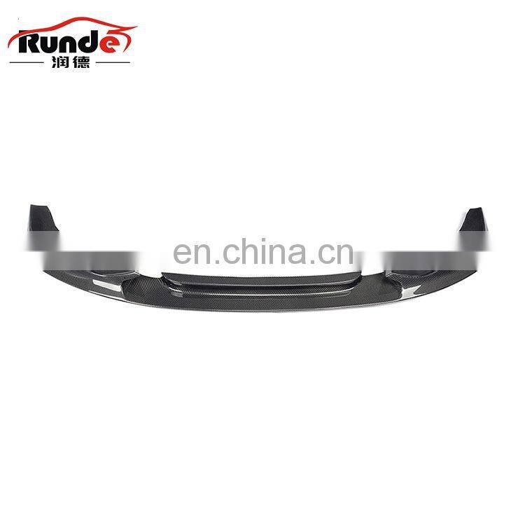 Runde New 3D Style Carbon Fiber Front Bumper Lip Auto Car Front Diffuser For BMW X4F26 2014-2021