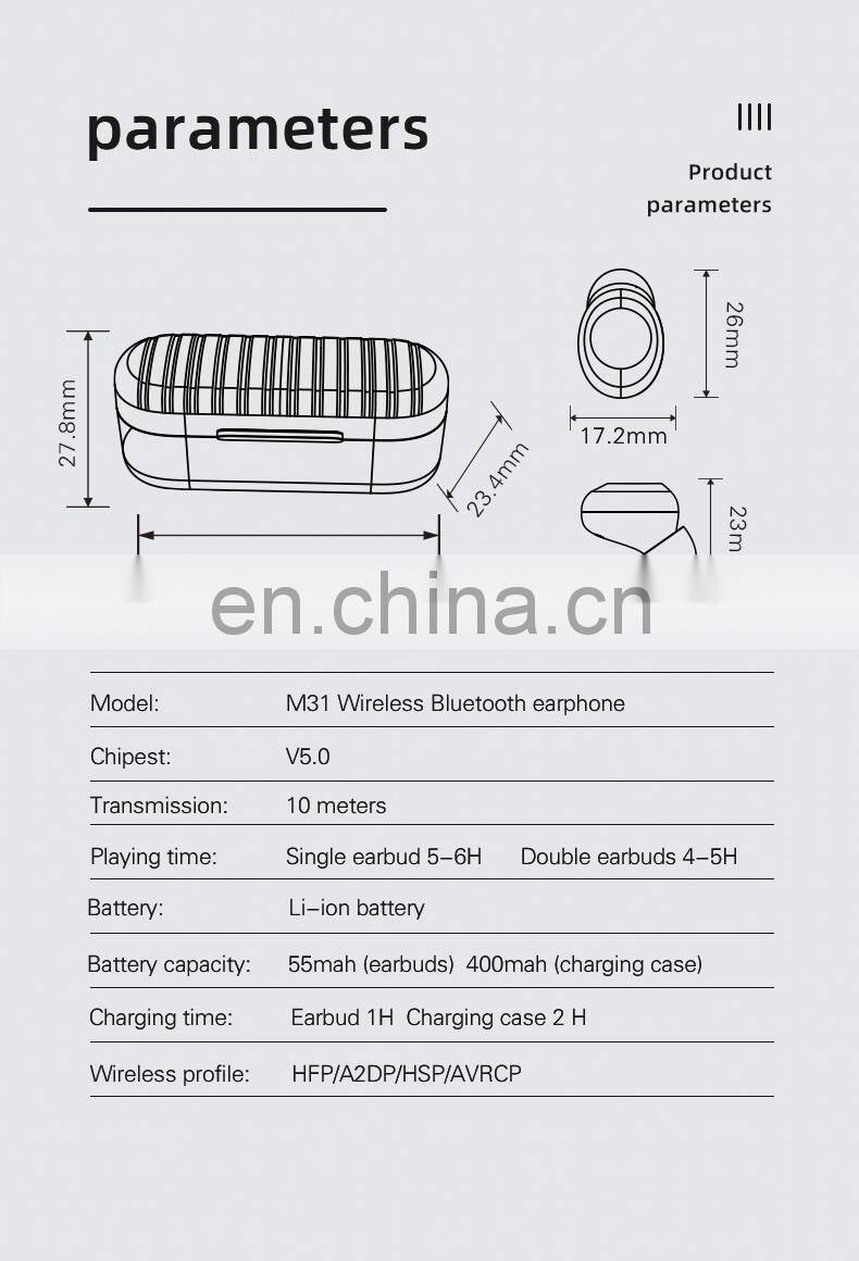 Amazon hot seller BT Wireless earphone made in China headphone Headset Sport Stereo earbuds Wireless