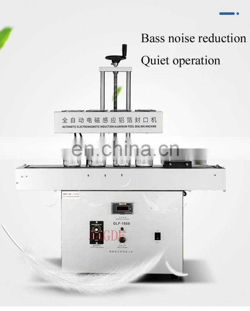 Continuous electromagnetic induction gasket aluminum foil sealing machine directly supplied by manufacturer automatic plastic ca