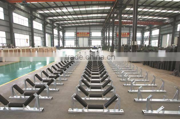 conveyor trough roller set, trough roller with frame