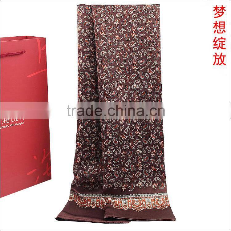 Indian men long scarf silk scarf