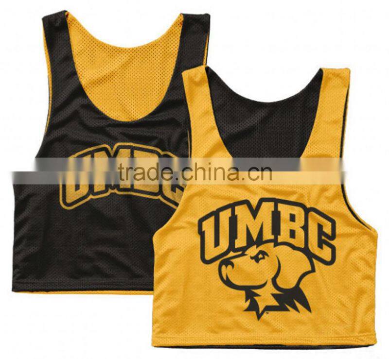 Cheap custom pinnies lacrosse pinnies