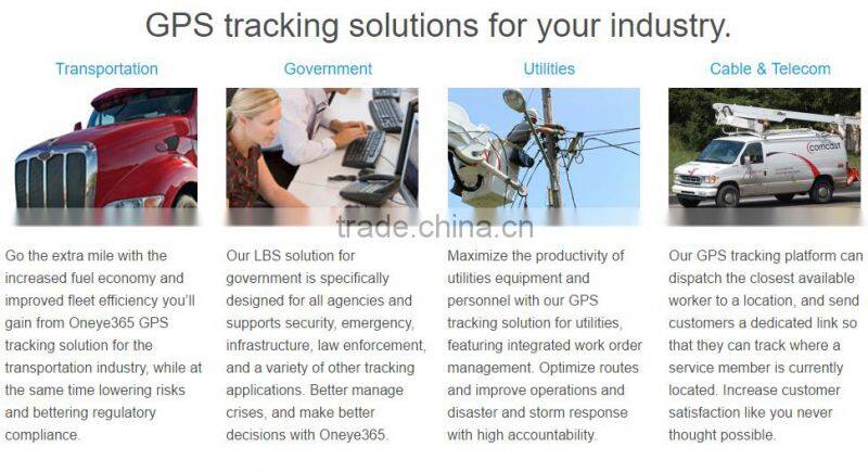Global GPS tracking system with iphone android app tracking platform