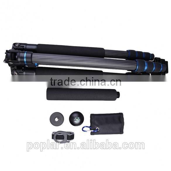 Portable Adjustable Tripod Monopod with Ball Head for DSLR Camera Travel