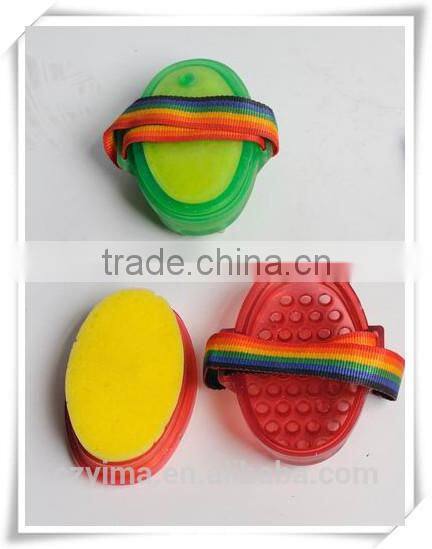 8 shaped soft touch horse dandy brush for cleaning/horse grooming brush