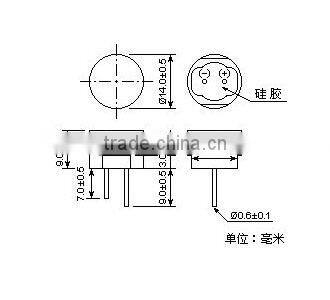 High quality waterproof ultrasonic sensor NU48B14TR-1