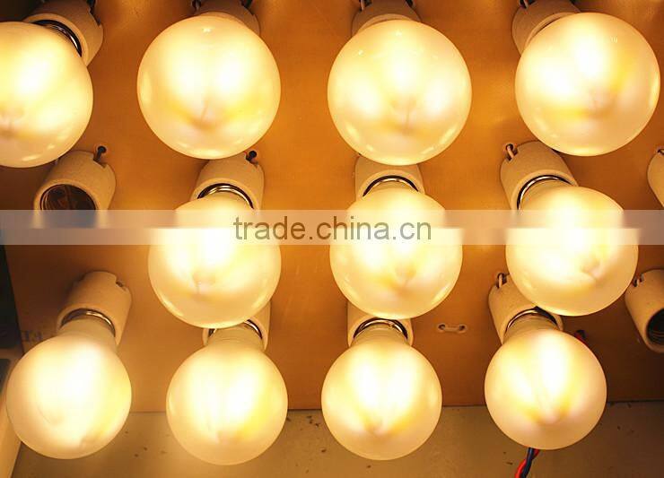 A60 Frosted global clear glass 230v filament candle lamp 6w e27 cob led filament bulb light