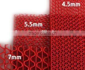 hollow type pvc S waterproof mat,PVC Bathroom Floor mats