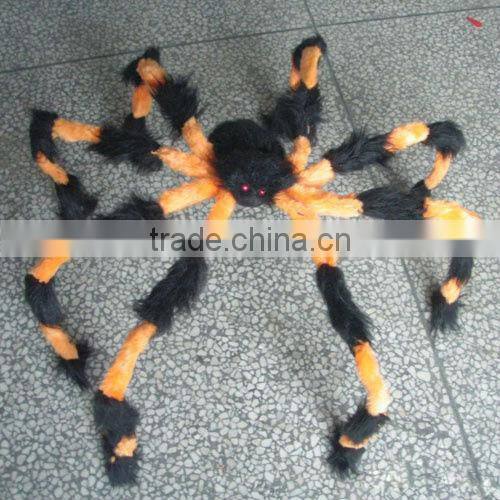 High Halloween 45cm plush spider toy for scared customized