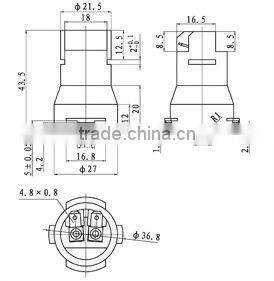 Fridge Lamp Holder / Refrigerator Lamp holder