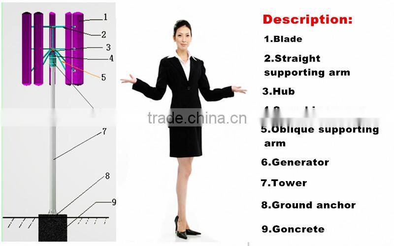 Factory supply high quality hybrid solar wind power generation system