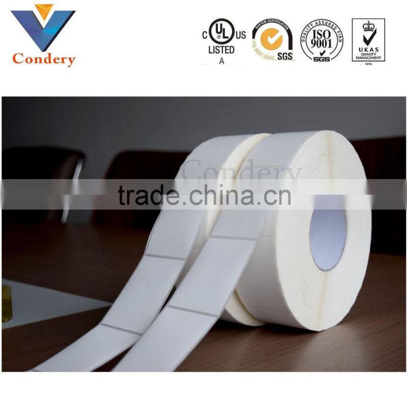 china supplier Custom wholesale stickers white Blank Label