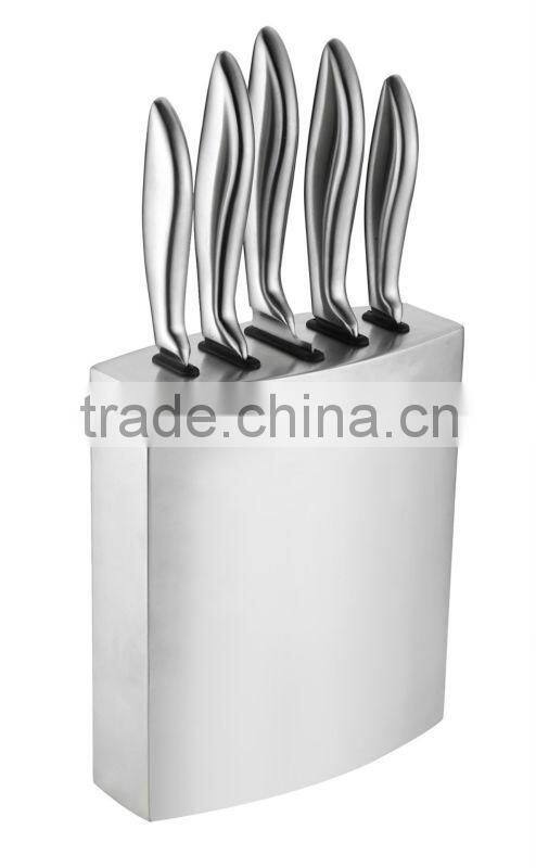 430 S/S HANDLE STAINLESS STEEL 6PCS KITCHEN KNIFE SET